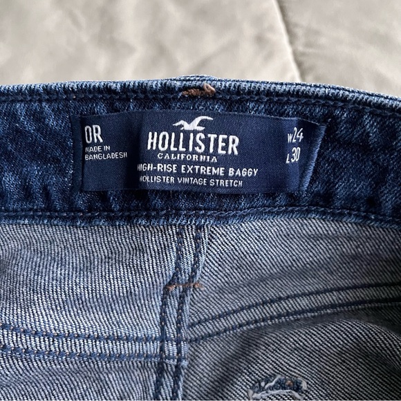 hollister • high rise wide leg, baggy jeans - Picture 6 of 10